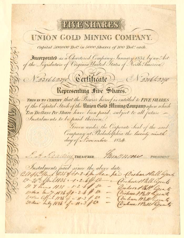 Union Gold Mining Co.